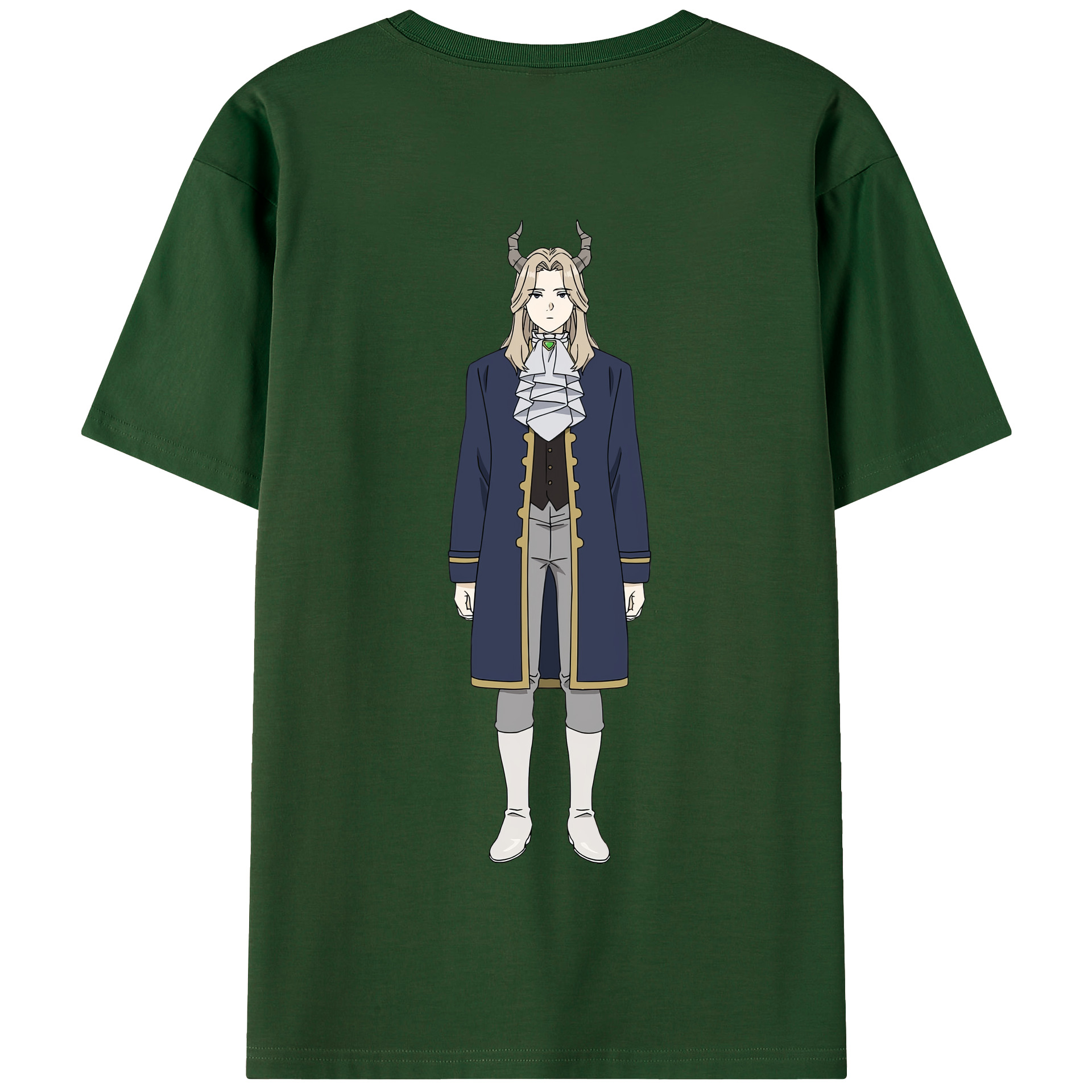 （画像用） 葬送のフリーレン Frieren 綿100％半袖Tシャツ（背面プリント）